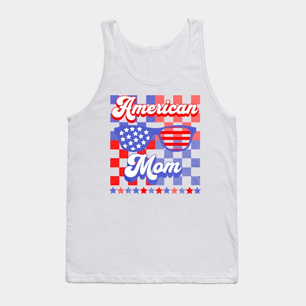 American Mom 4th of July Shirt Tank Top by IncpetionWear